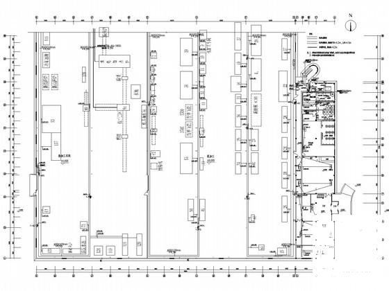 大型厂房电气设计CAD施工图纸38张 - 1