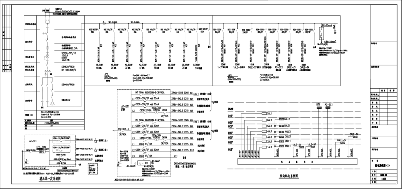 消防站综合楼电气CAD施工图纸(火灾自动报警系统) - 1
