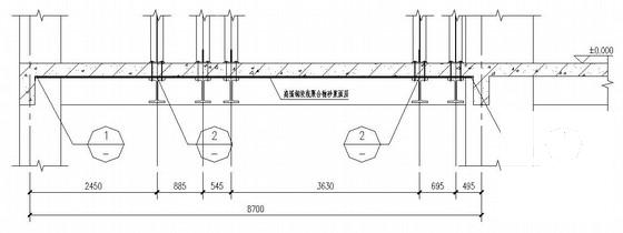 大厦钢结构局部结构加固工程CAD施工图纸 - 2