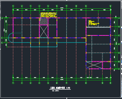 4层砌体结构初中宿舍抗震加固CAD施工图纸 - 3