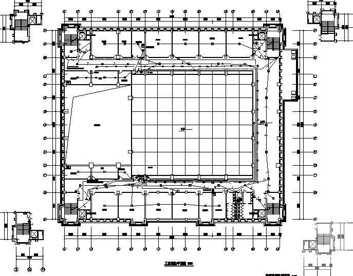 3层会议中心电气CAD施工图纸（消防系统原理图纸）(火灾自动报警) - 4