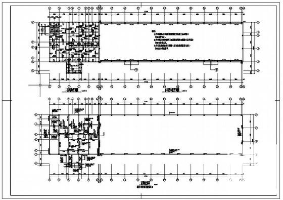 3层框排架车间办公楼结构设计图纸（6度抗震） - 3