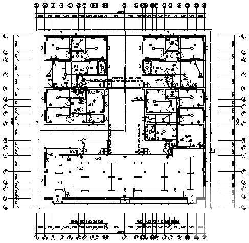 8层底商住宅楼电气CAD施工图纸 - 1