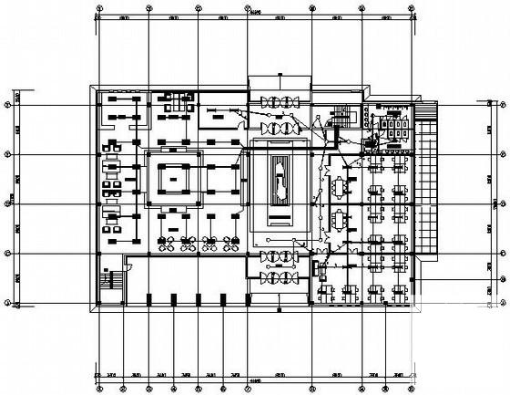 大型楼盘3层售楼处电气CAD施工图纸(入侵报警系统) - 1