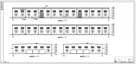 36米跨厂房工程建筑结构设计方案CAD图纸 - 1