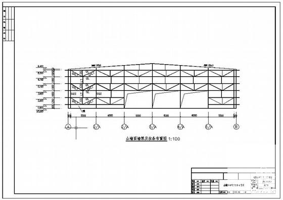 36米跨厂房工程建筑结构设计方案CAD图纸 - 2