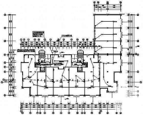 17层二类高层小区住宅楼电气设计CAD施工图纸 - 3
