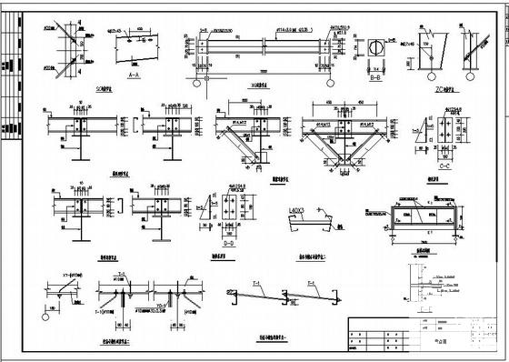 30米跨门式刚架厂房结构设计方案CAD图纸 - 4
