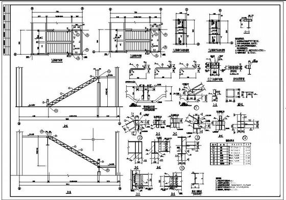 带吊车厂房门式刚架结构设计方案CAD图纸 - 4