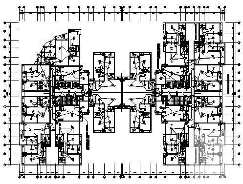 32层商住两用楼宇电气设计CAD施工图纸 - 1