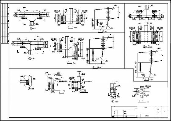 22米跨门式刚架厂房结构设计方案CAD图纸 - 3