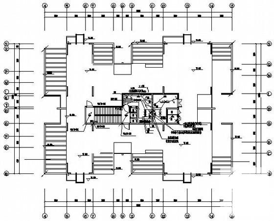 22层商住两用楼电气设计CAD施工图纸 - 2