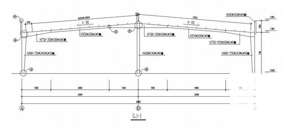 40m钢结构厂房结构设计方案图纸(基础详图) - 2