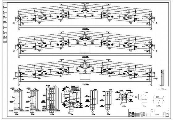 24米跨混凝土柱钢梁结构厂房设计图纸(屋面檩条布置) - 3