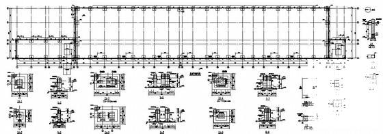21米带吊车厂房结构设计方案CAD图纸 - 2