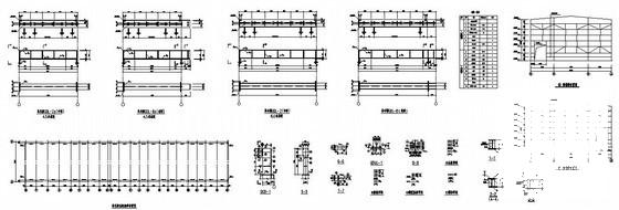 21米带吊车厂房结构设计方案CAD图纸 - 4