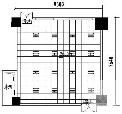 海盐五星酒店消防中控室电气设计CAD施工图纸 - 2