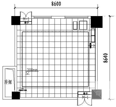 海盐五星酒店消防中控室电气设计CAD施工图纸 - 4