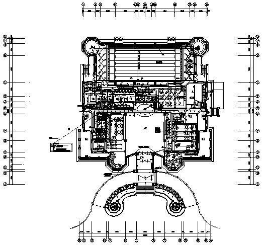 高档小区4层综合楼电气设计CAD施工图纸 - 1