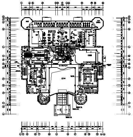 高档小区4层综合楼电气设计CAD施工图纸 - 3