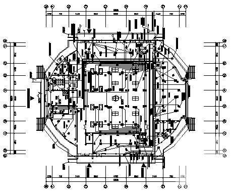 室内体育馆电气设计CAD施工图纸 - 2