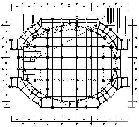 室内体育馆电气设计CAD施工图纸 - 4