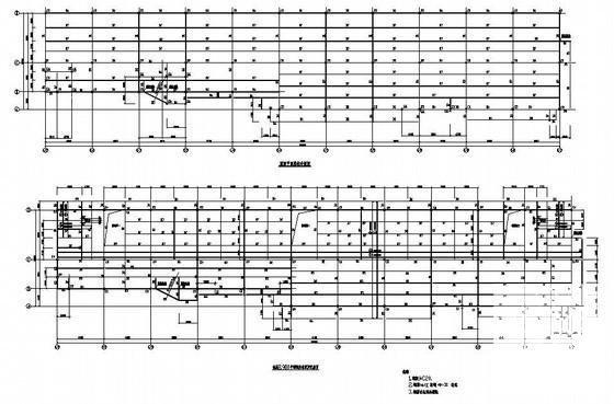 单层厂房及办公楼结构CAD施工图纸 - 3