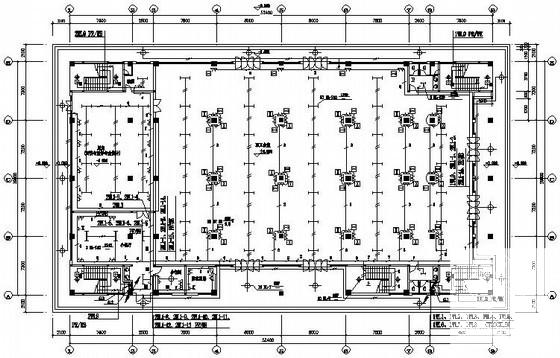 工业厂区5层职工宿舍楼电气CAD施工图纸 - 1
