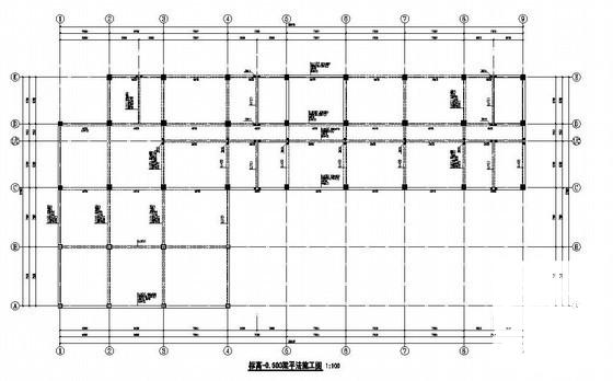 4层办公楼结构CAD施工图纸（独立基础） - 2