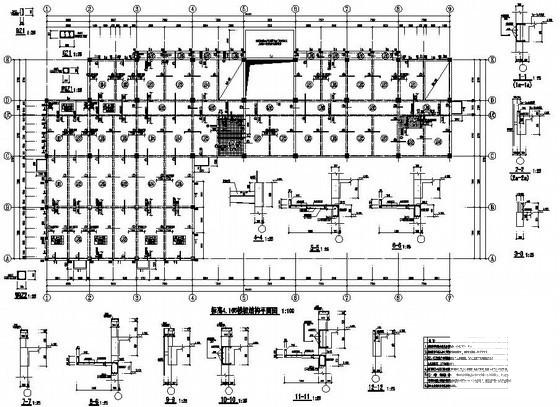 4层办公楼结构CAD施工图纸（独立基础） - 3