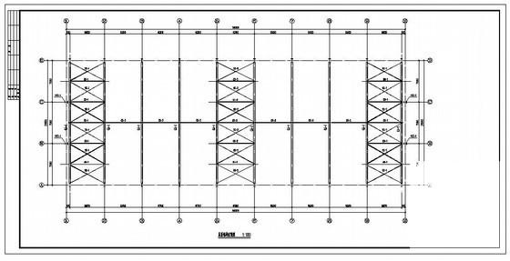 21米跨门式刚架厂房结构设计方案CAD图纸 - 3