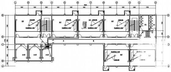 6层高中教学综合楼电气CAD施工图纸 - 2