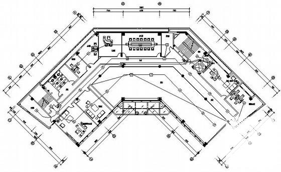 4层高级办公楼电气CAD施工图纸(火灾自动报警) - 3