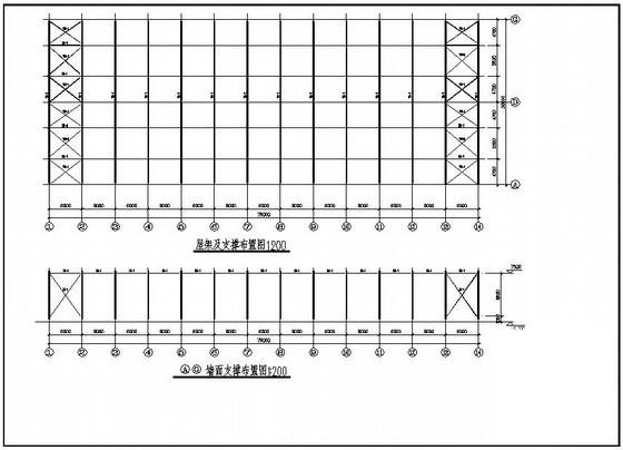 30x78米钢结构厂房设计图纸(平面布置图) - 3