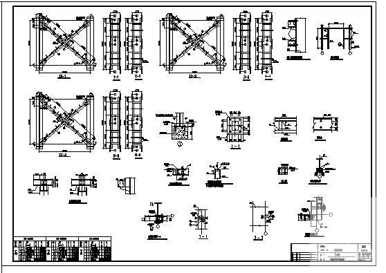 门式刚架厂房结构设计方案CAD图纸 - 4