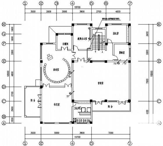 小区内3层幼儿园电气设计CAD施工图纸 - 2