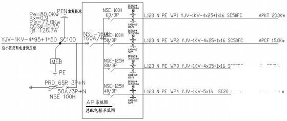 小区内3层幼儿园电气设计CAD施工图纸 - 4