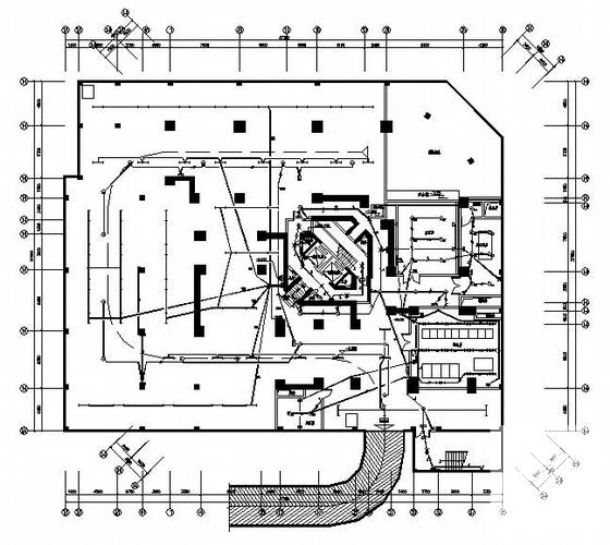 高层住宅楼电气设计CAD施工图纸(综合布线系统) - 2