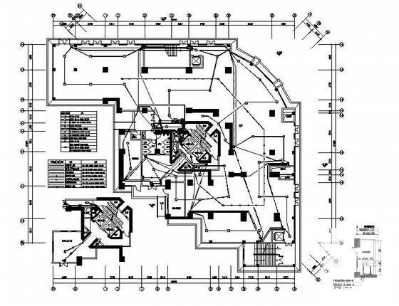 高层住宅楼电气设计CAD施工图纸(综合布线系统) - 3
