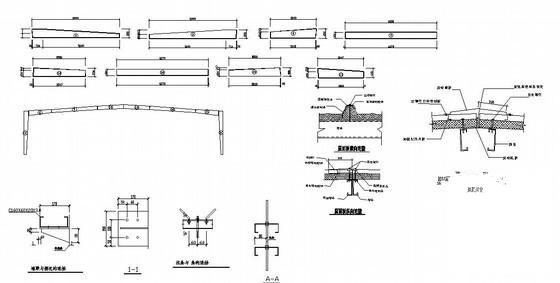 27米跨钢结构厂房结构设计图纸(平面布置图) - 2