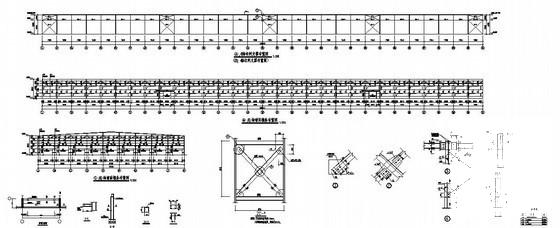 72m带吊车钢结构厂房结构设计图纸(平面布置图) - 2