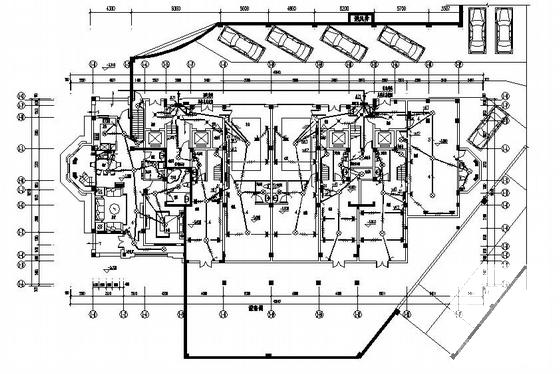 6层住宅楼电气设计CAD施工图纸(防雷接地系统) - 1