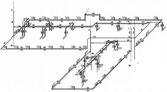 铁路局4层公寓楼给排水采暖设计CAD施工图纸(卫生间大样图) - 2