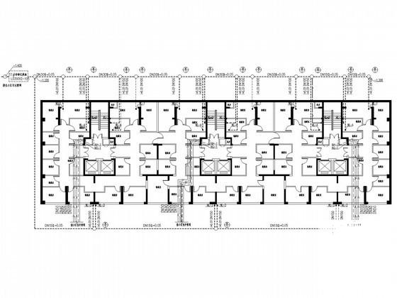 高层住宅楼建筑地暖系统设计图纸（给排水设计） - 5