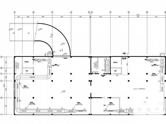 10层办公楼空调通风防排烟系统设计CAD施工图纸（给排水设计风机盘管配电） - 2