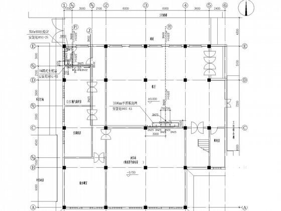 3层行政商业办公楼空调系统设计CAD施工图纸（给排水设计消防设计） - 2