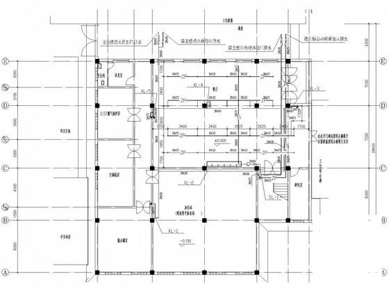 3层行政商业办公楼空调系统设计CAD施工图纸（给排水设计消防设计） - 5