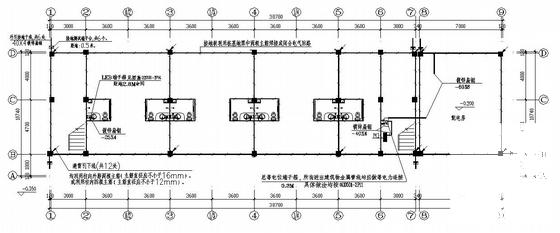 小学4层教师宿舍电气设计CAD施工图纸(防雷接地系统) - 2