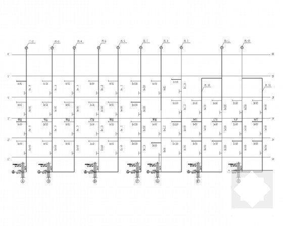 5层医院强弱电CAD施工图纸（给排水、暖通） - 4