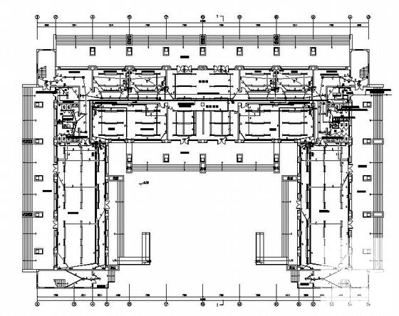 学校5层框架结构图纸书行政楼电气CAD施工图纸(防雷接地系统) - 1